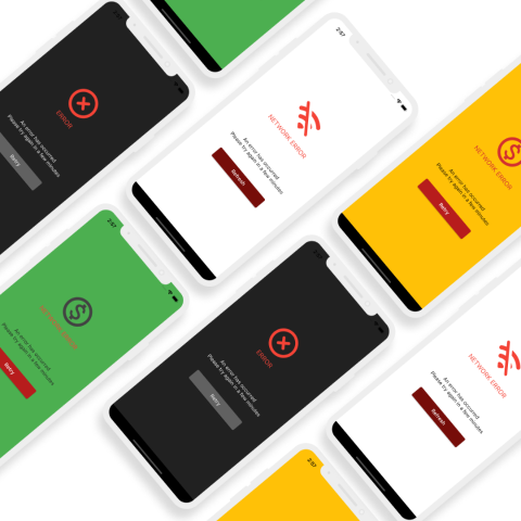 Error Screens Flutter package